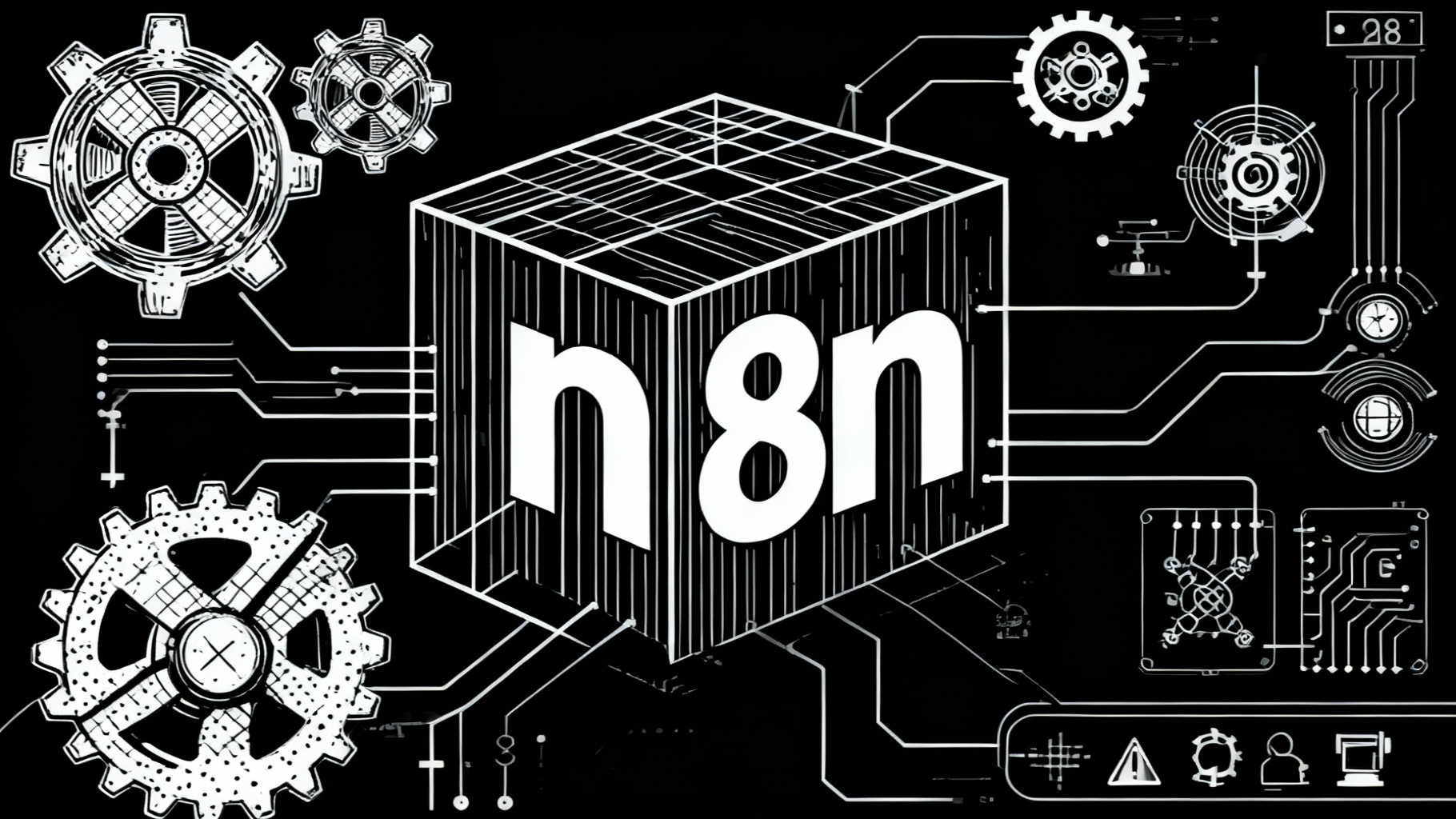 Advanced workflow automation with AI integration concept